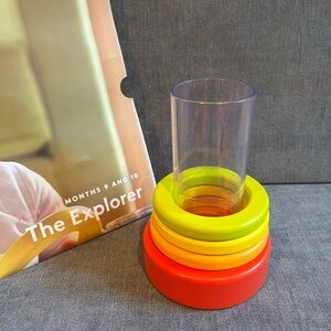 Lovevery Clear Tube with Stacking Rings